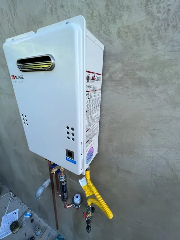 Tankless water heater installation for Delaware Meadows homes
